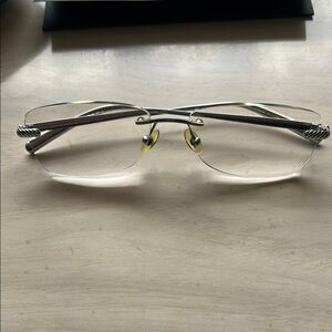 David Yurman - Palladium prescription Rimless Glasses